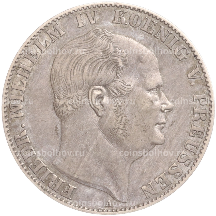 Монета 1 союзный талер 1860 года Пруссия