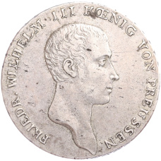 Монета 1 рейхсталер 1816 года A  Пруссия (аверс)
