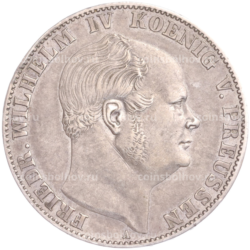 Монета 1 союзный талер 1861 года A Пруссия