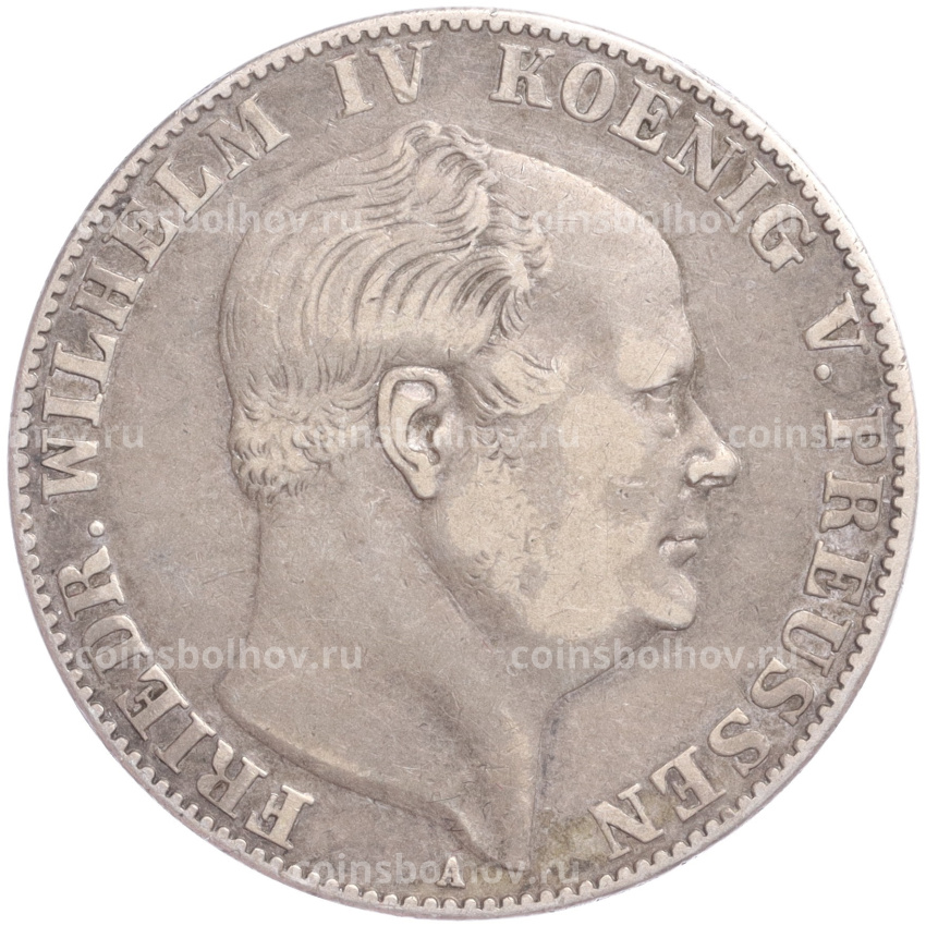 Монета 1 союзный талер 1860 года Пруссия