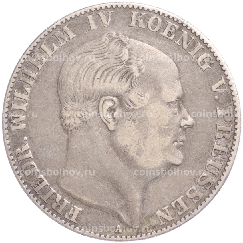 Монета 1 союзный талер 1860 года Пруссия