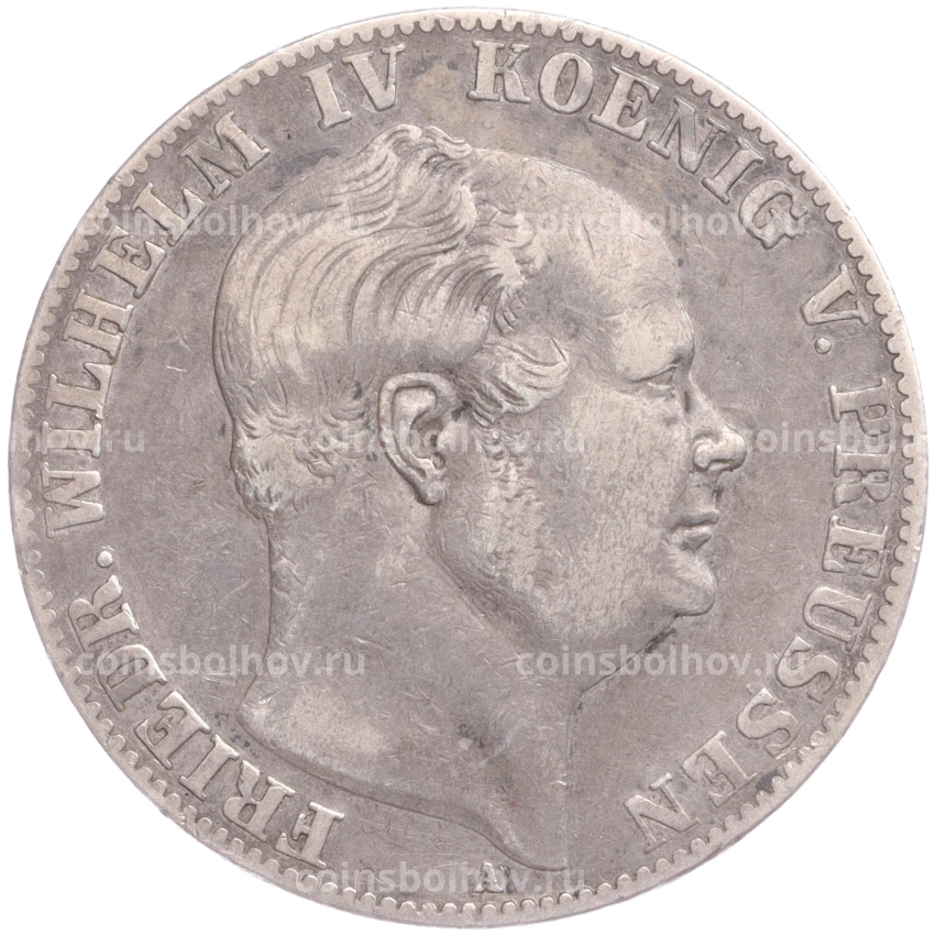 Монета 1 союзный талер 1860 года Пруссия