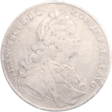 Монета 1 талер 1757 года город Нюрнберг (аверс)