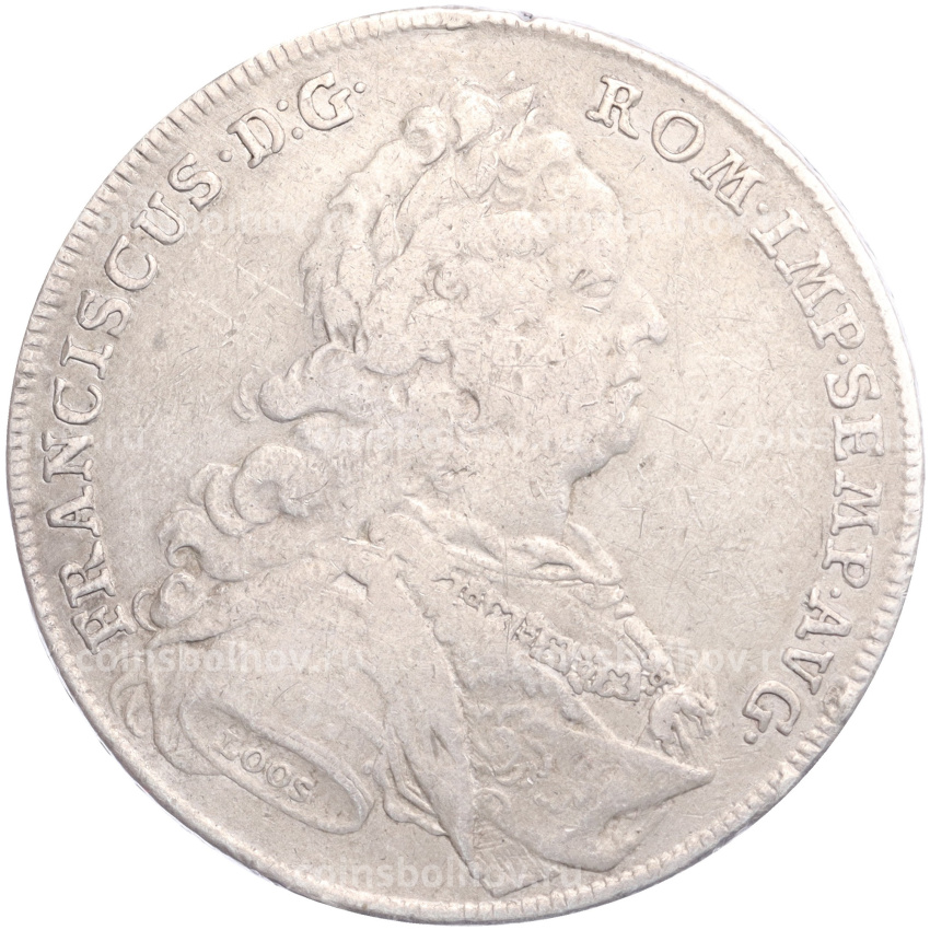 Монета 1 талер 1757 года город Нюрнберг