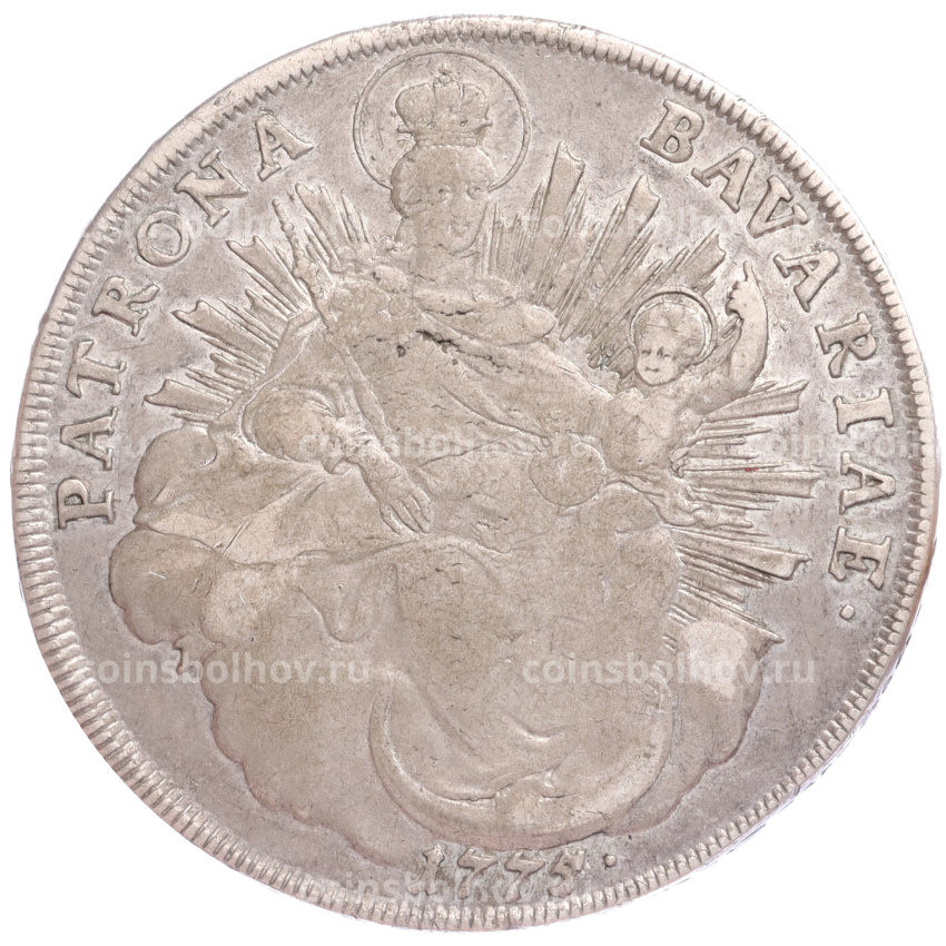 Монета 1 талер 1775 года Бавария