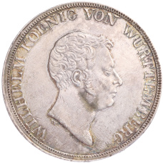 Монета 1 талер 1833 года Вюртемберг «Таможенный союз» (реверс)