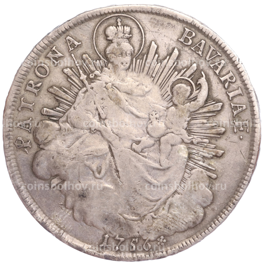 Монета 1 талер 1756 года Бавария
