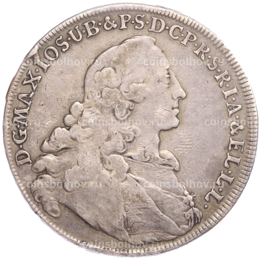 Монета 1 талер 1756 года Бавария (вид 2)