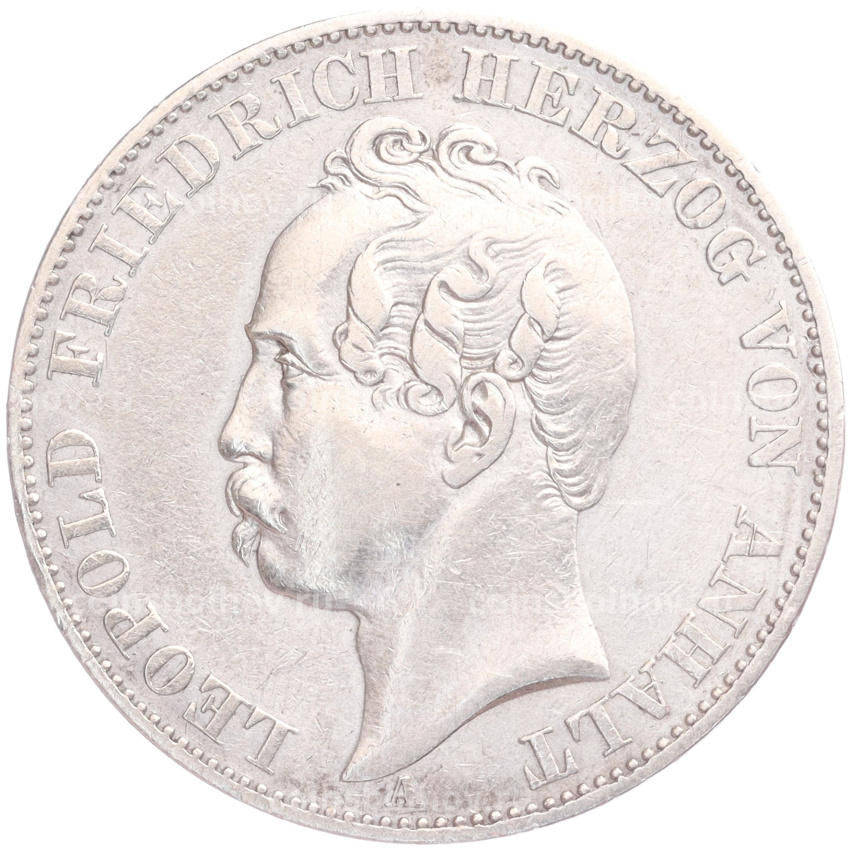 Монета 1 союзный талер 1869 года A Ангальт-Дессау