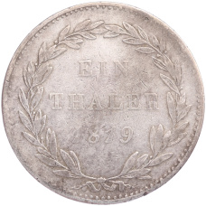 Монета 1 талер 1819 года Гессен-Кассель (реверс)