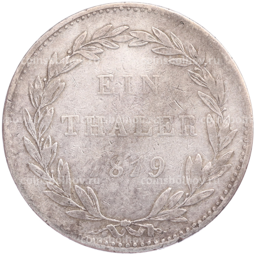 Монета 1 талер 1819 года Гессен-Кассель (вид 2)