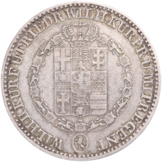 Монета 1 талер 1842 года Гессен-Кассель (реверс)