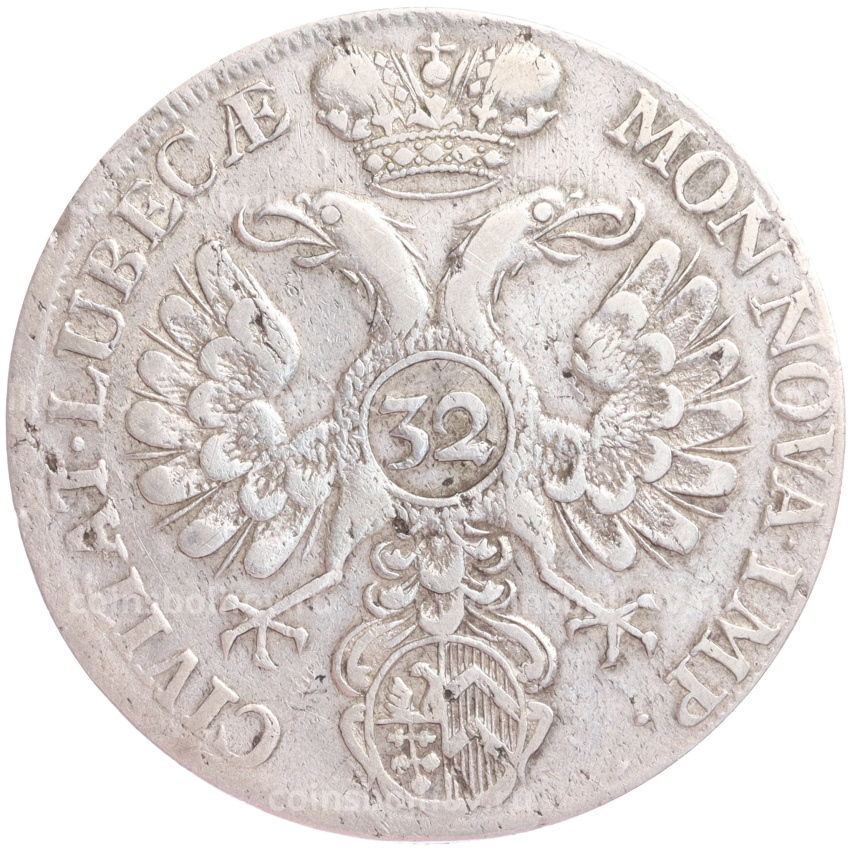 Монета 32 шиллинга 1731 года Гамбург (вид 2)