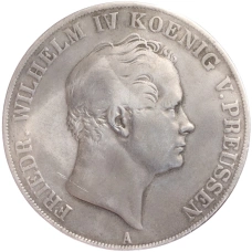 Монета 2 талера 1841 года Пруссия (аверс)