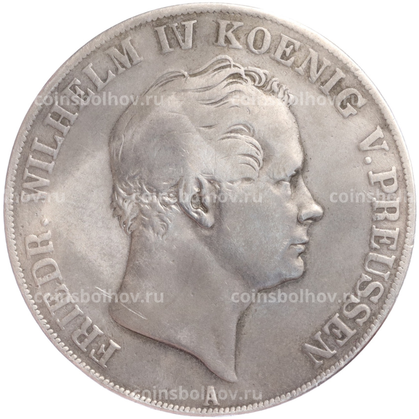 Монета 2 талера 1841 года Пруссия