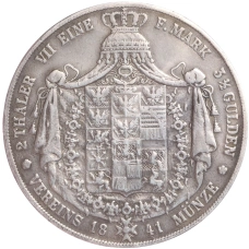 Монета 2 талера 1841 года Пруссия (реверс)