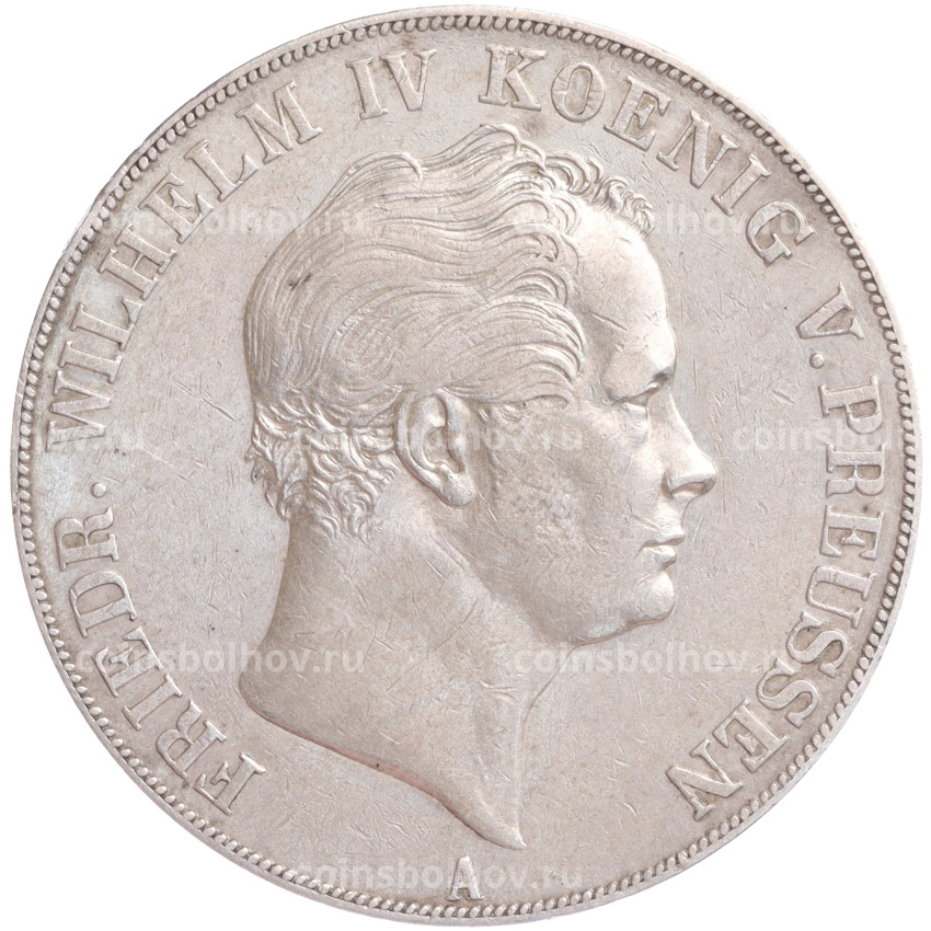 Монета 2 талера 1841 года Пруссия