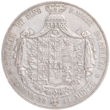Монета 2 талера 1841 года Пруссия (реверс)