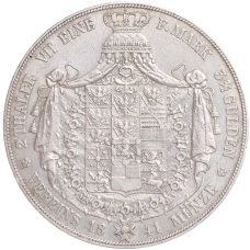 Монета 2 талера 1841 года Пруссия (реверс)