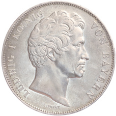 Монета 2 талера 1842 года Бавария «Вальхалла» (реверс)