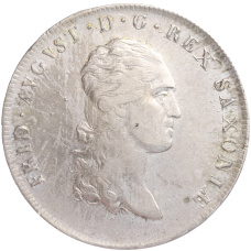 Монета 1 талер 1812 года Саксония (аверс)