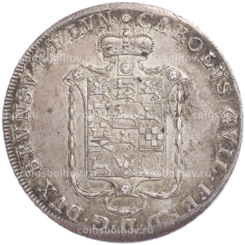 Монета 1 талер 1795 года Брауншвейг-Вольфенбюттель (вид 2)