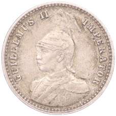 Монета 1/4 рупии 1913 года J Германская Восточная Африка (реверс)