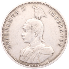 Монета 1 рупия 1914 года J Германская Восточная Африка (реверс)