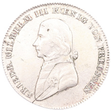 Монета 1/3 талера 1800 года A Пруссия (аверс)