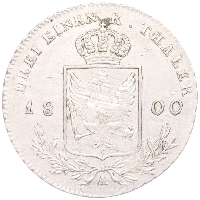 Монета 1/3 талера 1800 года A Пруссия (вид 2)