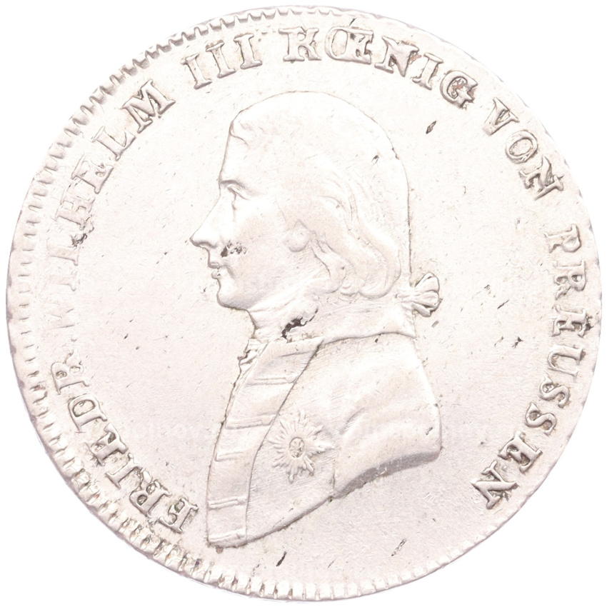 Монета 1/3 талера 1800 года A Пруссия