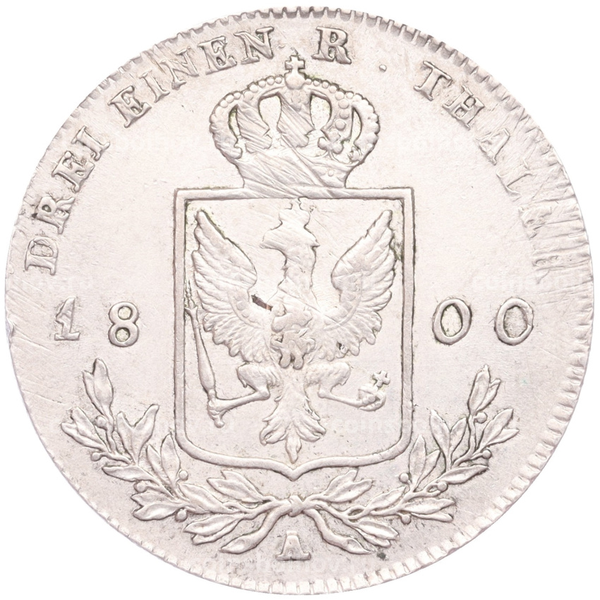 Монета 1/3 талера 1800 года A Пруссия (вид 2)