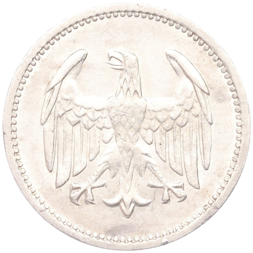 Монета 1 марка 1924 года A Германия (вид 2)