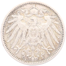 Монета 1 марка 1901 года A Германия (реверс)