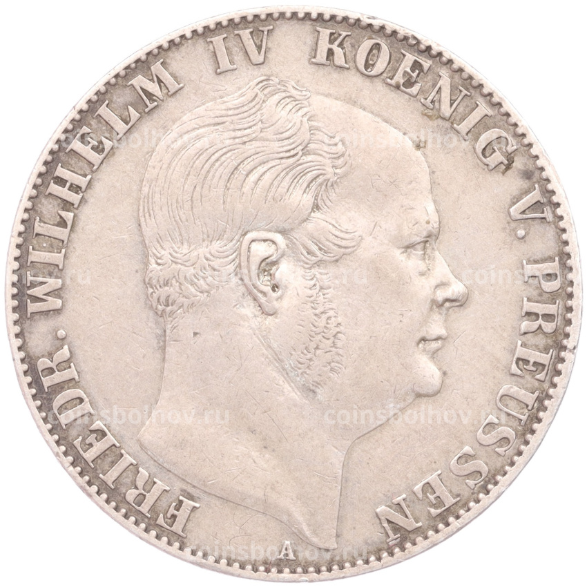 Монета 1 союзный талер 1860 года A Пруссия