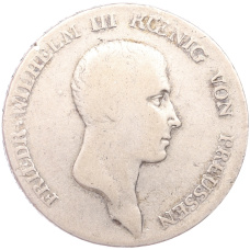 Монета 1 талер 1813 года B Пруссия (аверс)