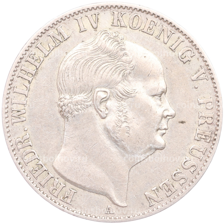 Монета 1 талер 1855 года A Пруссия