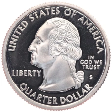 Монета 1/4 доллара (25 центов) 1999 года S США «Штаты и территории — Пенсильвания» (реверс)