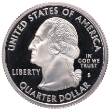 Монета 1/4 доллара (25 центов) 2000 года S США «Штаты и территории — Мэриленд» (реверс)