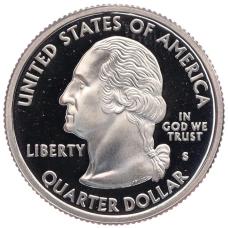 Монета 1/4 доллара (25 центов) 2000 года S США «Штаты и территории — Штат Южная Каролина» (реверс)