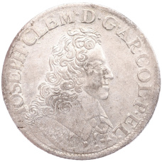 Монета 1 патагон 1700 года Льеж (Иосиф Клеменс Баварский) (аверс)