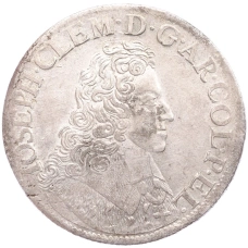 Монета 1 патагон 1700 года Льеж (Иосиф Клеменс Баварский) (аверс)