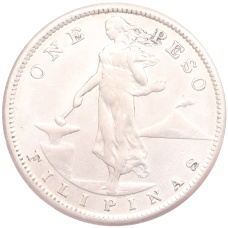 Монета 1 песо 1907 года Филиппины (Администрация США) (аверс)