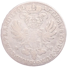 Монета 1/2 кроненталера 1764 года Австрийские Нидерланды (реверс)