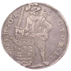 Монета 2 дальдера 1687 года Голландия — Провинция Зеландия (аверс)