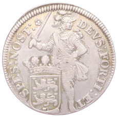 Монета 30 стюверов 1684 года Голландия — провинция Фрисландия (аверс)