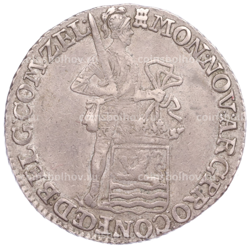 Монета 1 дукат 1795 года Голландия —  провинция Зеландия