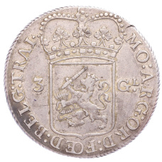 Монета 3 гульдена 1793 года Голландия (реверс)