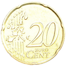 Монета 20 евроцентов 2002 года Монако (реверс)
