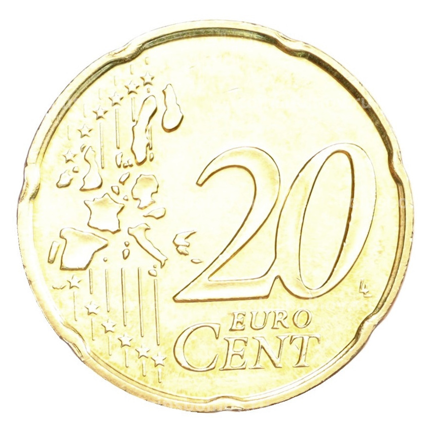 Монета 20 евроцентов 2002 года Монако (вид 2)